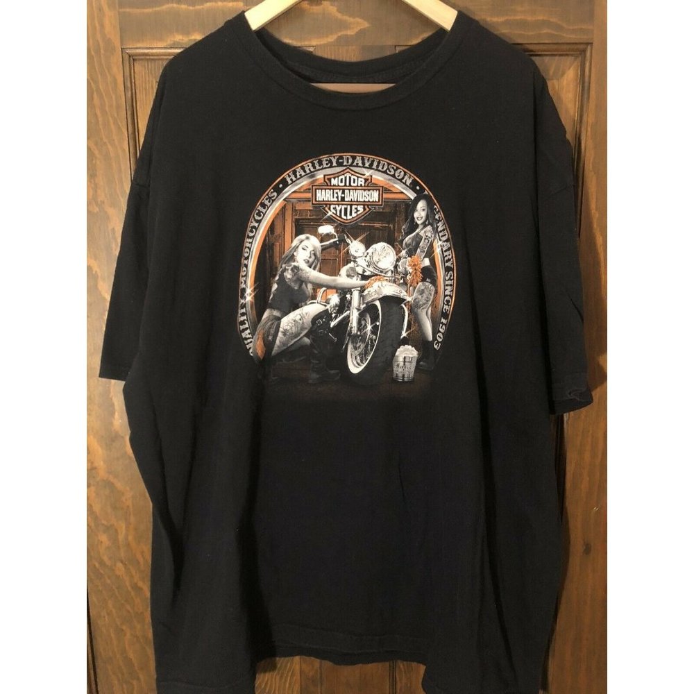 Men's Harley-Davidson Black T-Shirt size 4XL